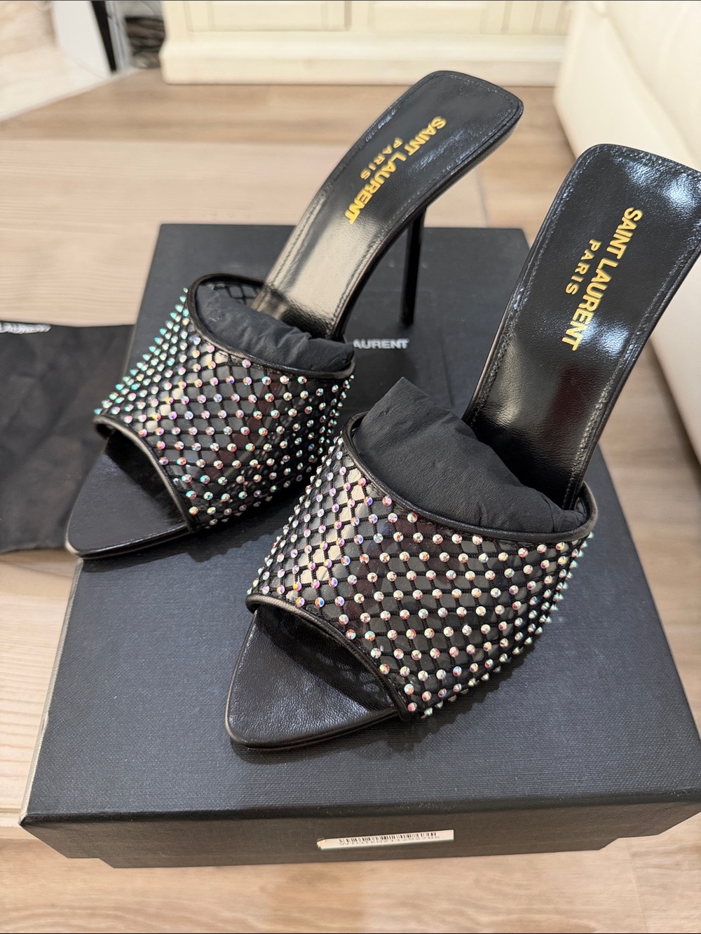 Saint Laurent Disco Mules